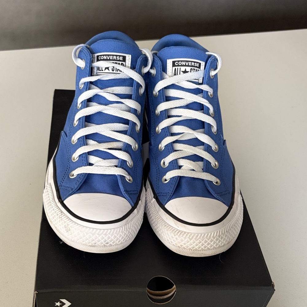 Converse Classic Blue and White Sneakers